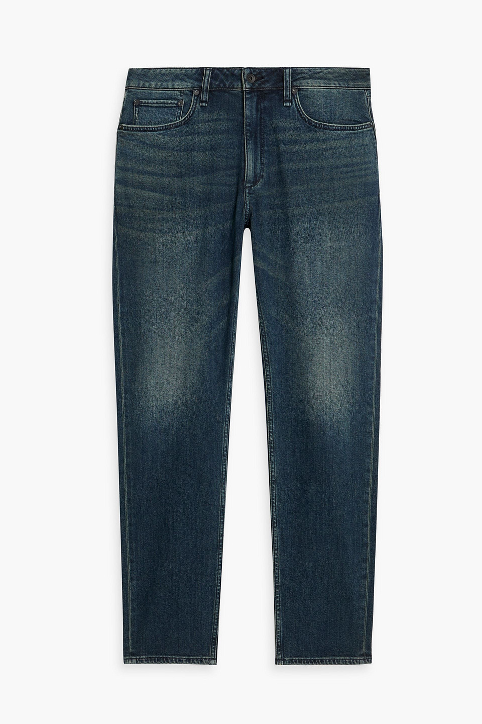 Rag & Bone Fit 3 Slim-fit Faded Denim Jeans In Dark Denim