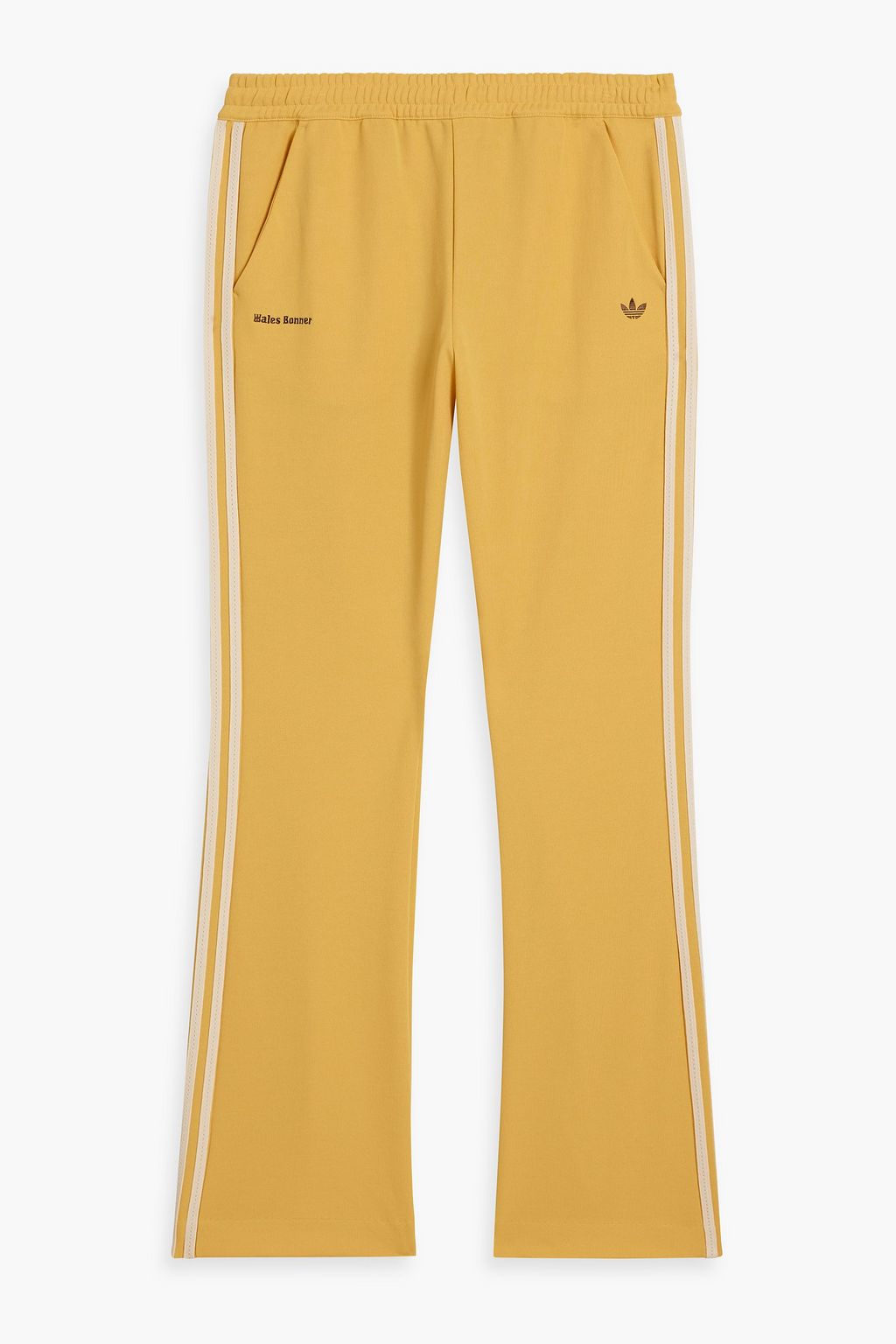 ADIDAS ORIGINALS BY WALES BONNER Striped tech-jersey track pants