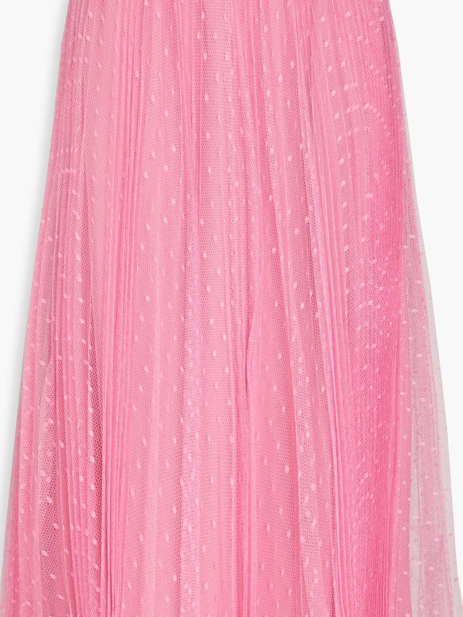point d'esprit midi skirt