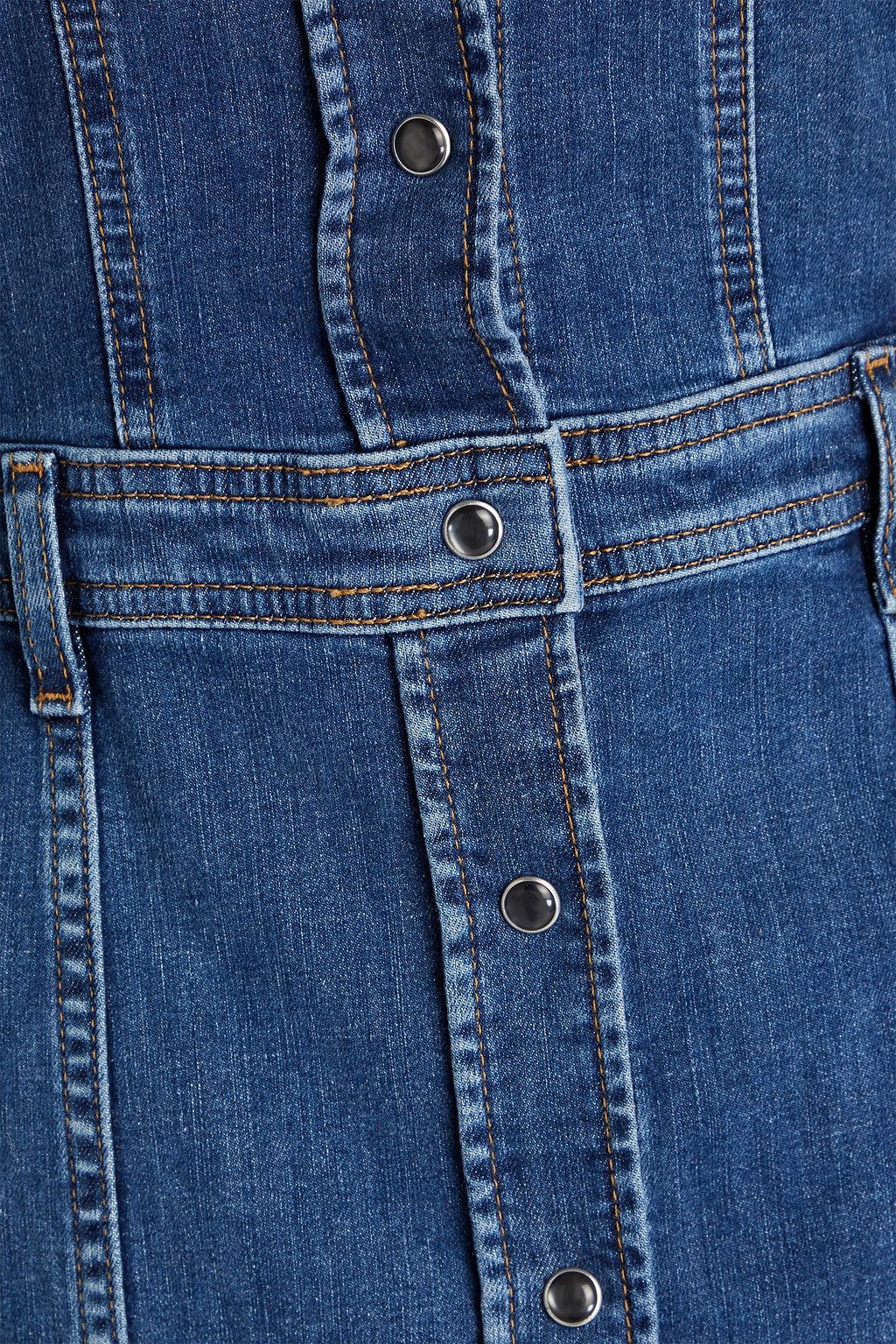 7 FOR ALL MANKIND Luxe Hemdkleid aus Denim