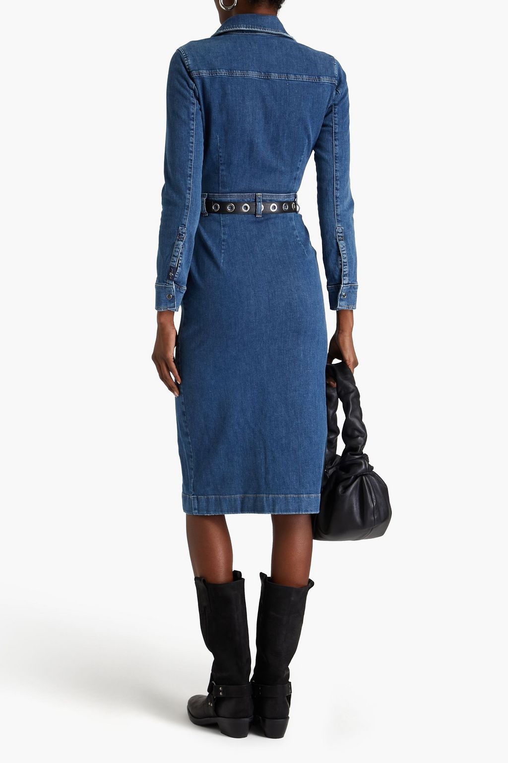 7 FOR ALL MANKIND Luxe Hemdkleid aus Denim