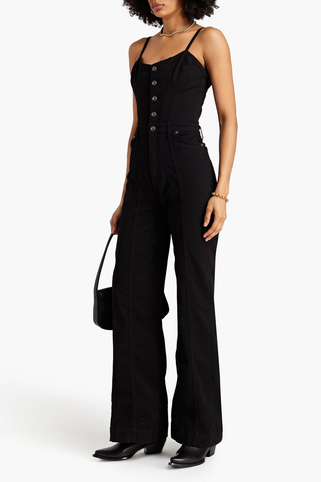 7 FOR ALL MANKIND 데님 점프수트
