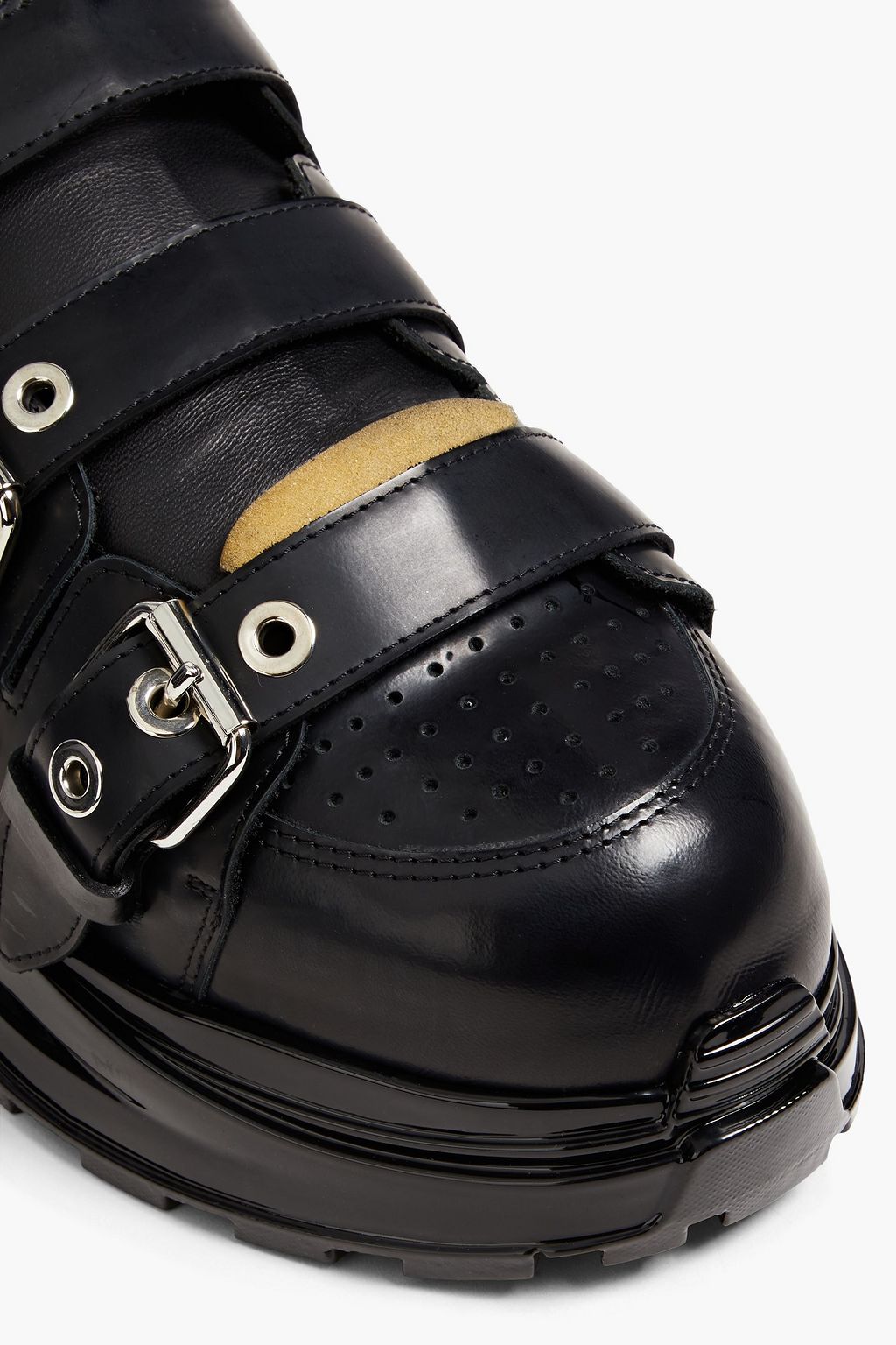 MAISON MARGIELA レザー スニーカー バックル付き