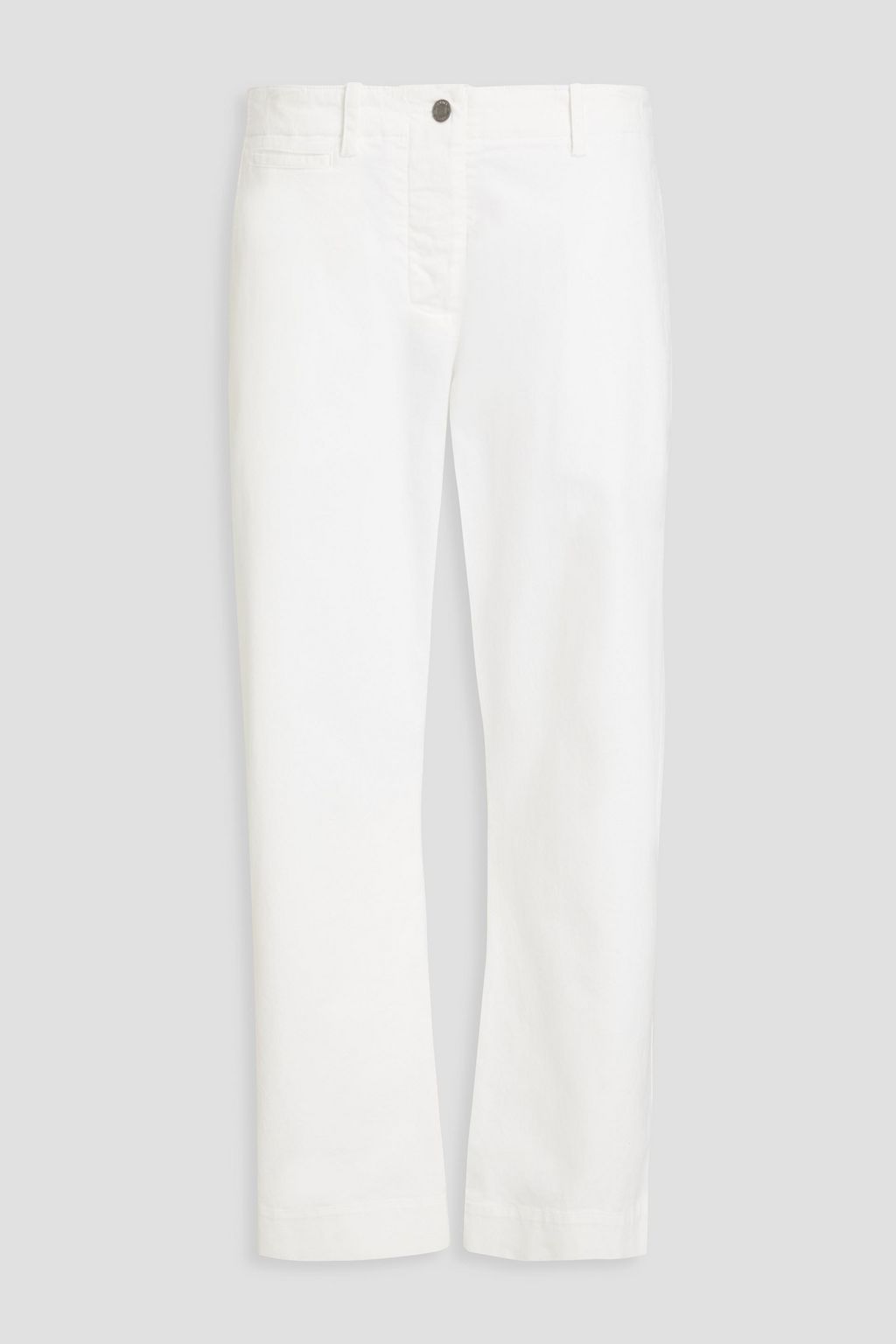 NILI LOTAN Stretch-cotton twill straight-leg pants