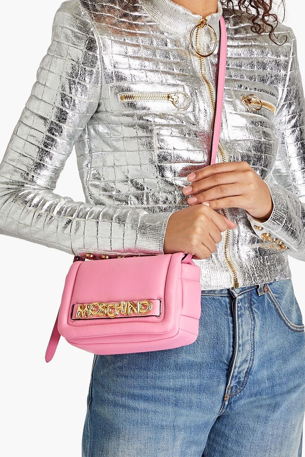 MOSCHINO Leather shoulder bag