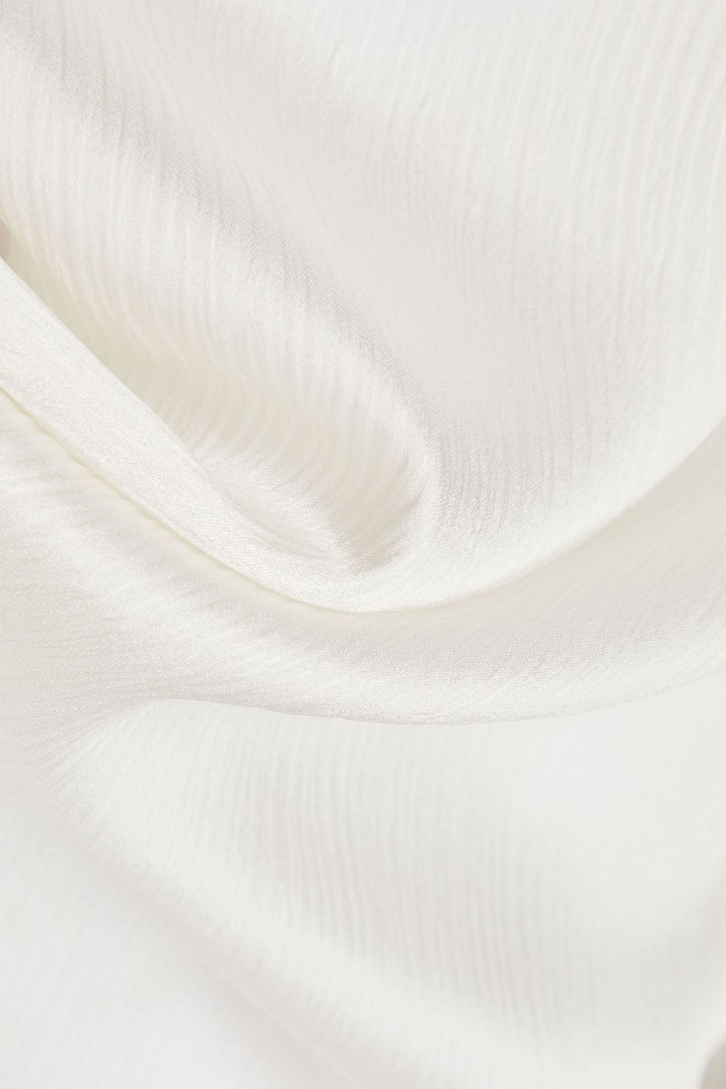 TOVE Leone plissé silk-satin blouse