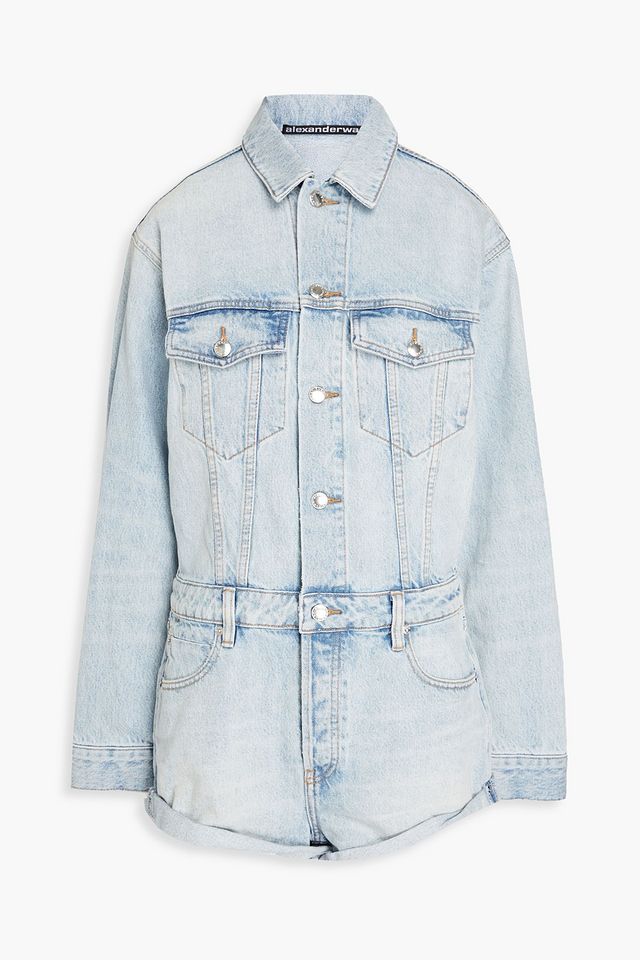 Denim playsuit