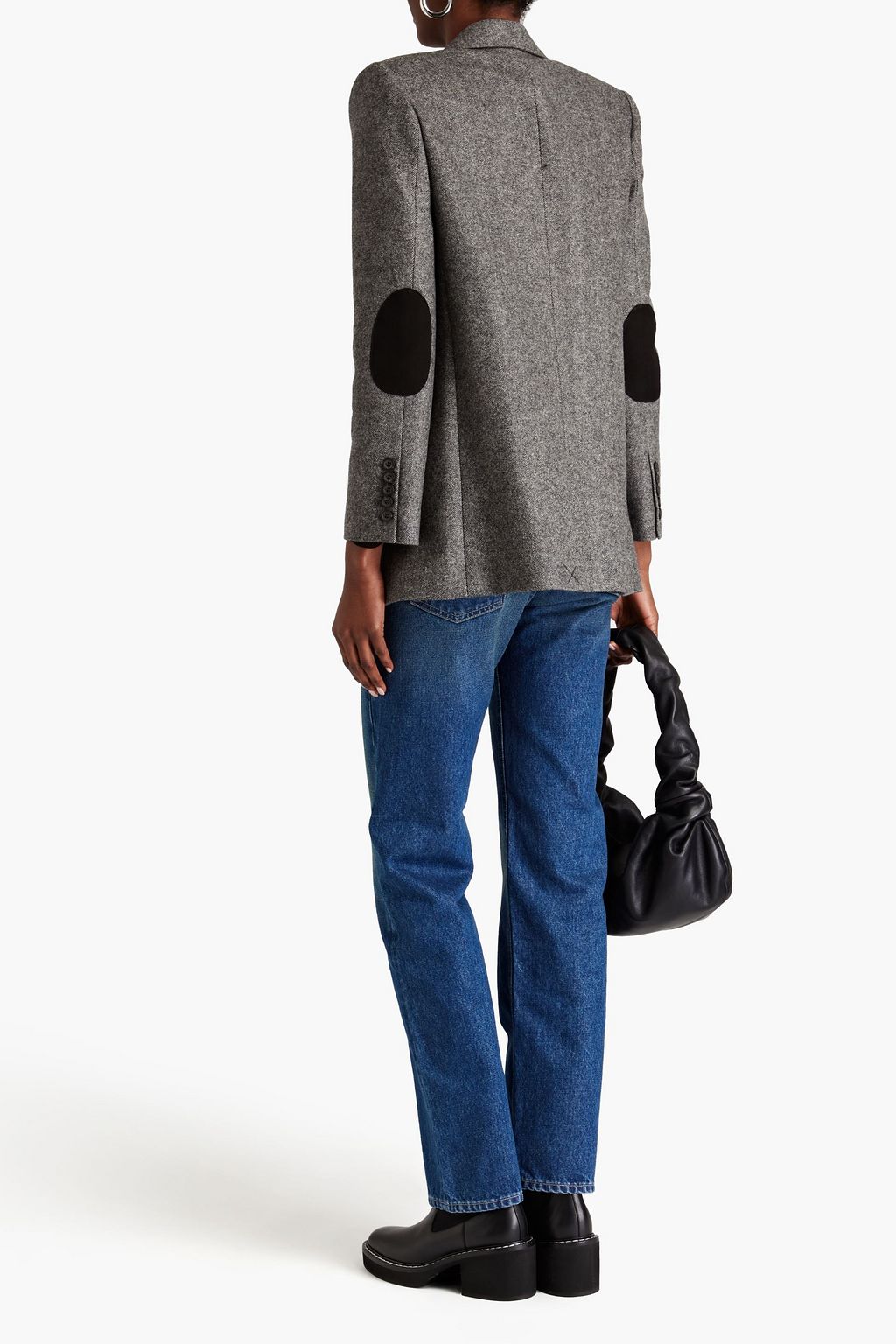 NILI LOTAN Herringbone wool blazer
