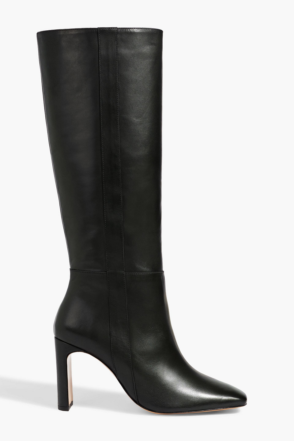 Iris & Ink Lara Leather Knee Boots In Black