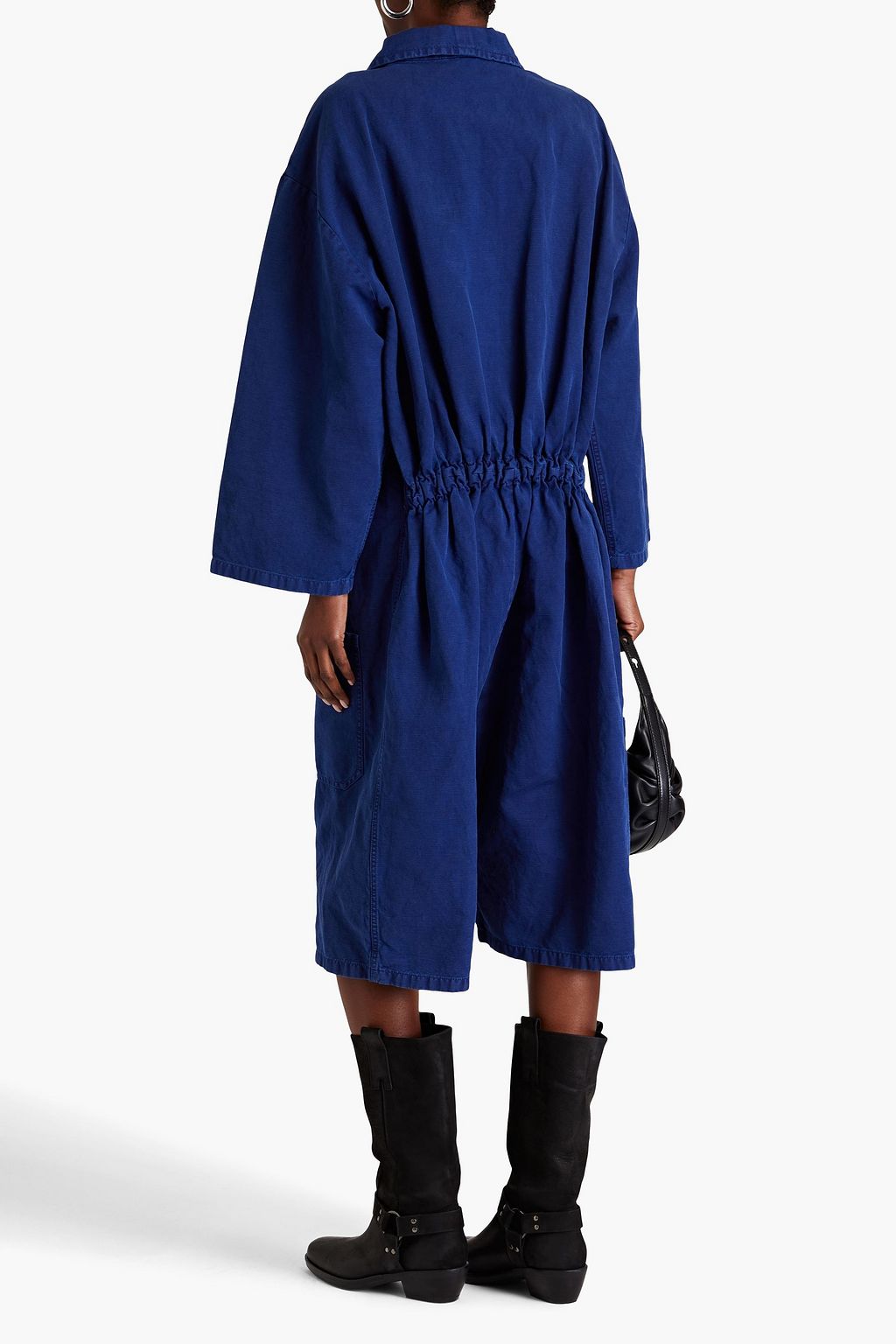 MAISON MARGIELA جمبسوت قصير مصنوع من مزيج الكتّان والقطن
