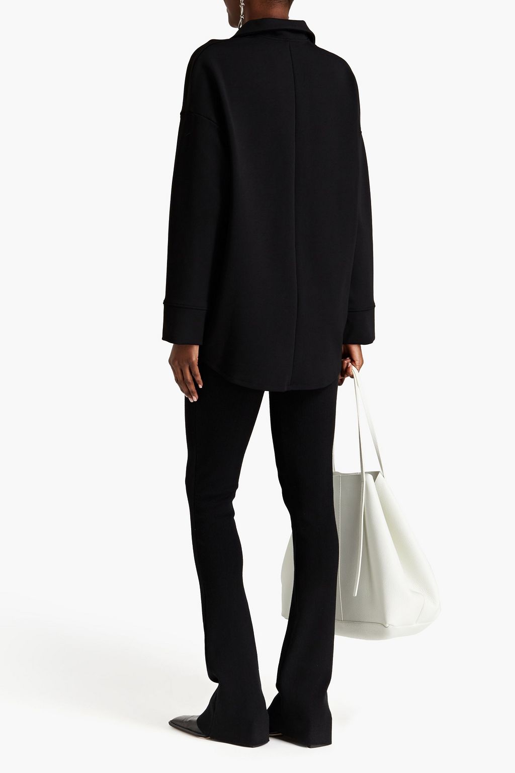 TOVE Vincent ribbed jersey shirt