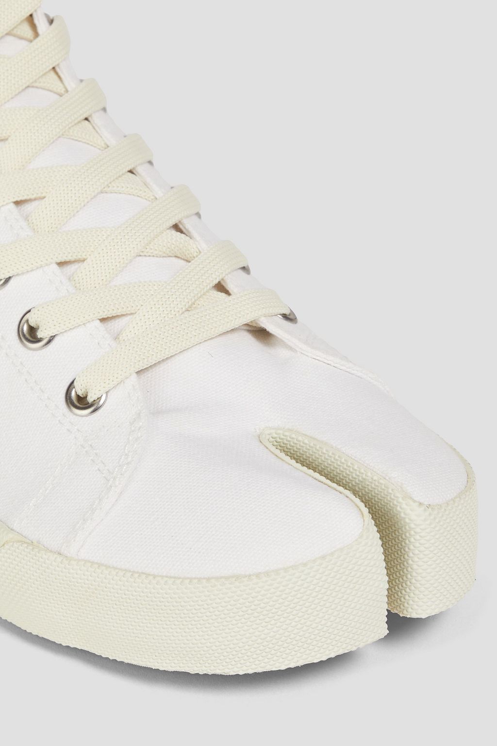 MAISON MARGIELA キャンバス ハイカットスニーカー ロゴプリント
