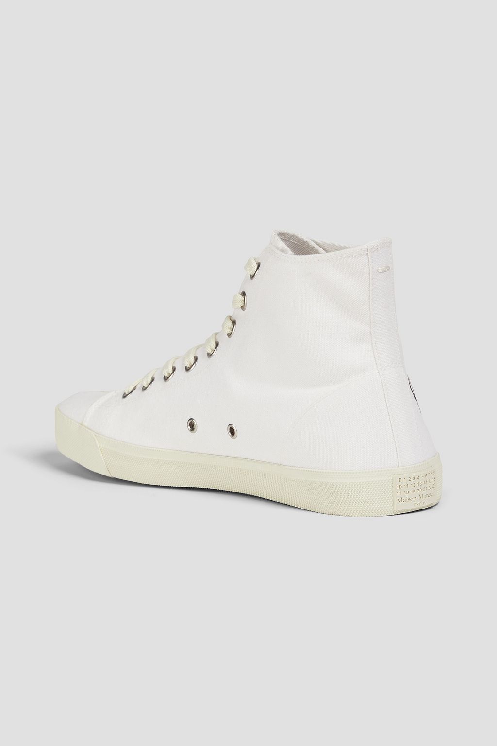 MAISON MARGIELA キャンバス ハイカットスニーカー ロゴプリント