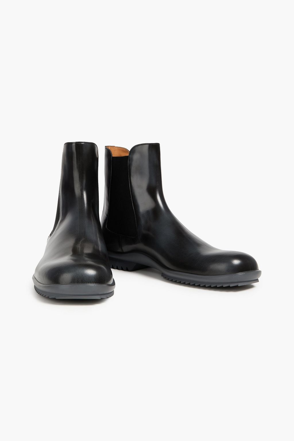 MAISON MARGIELA グロスレザー チェルシーブーツ