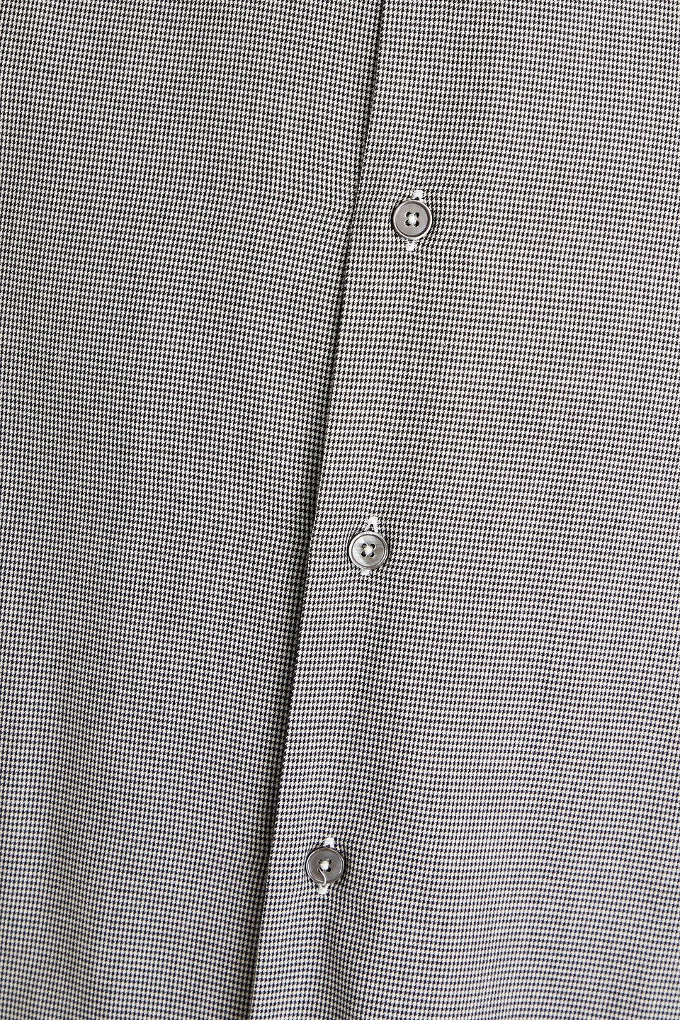 PAUL SMITH HOUNDSTOOTH COTTON AND LYOCELL-BLEND SHIRT