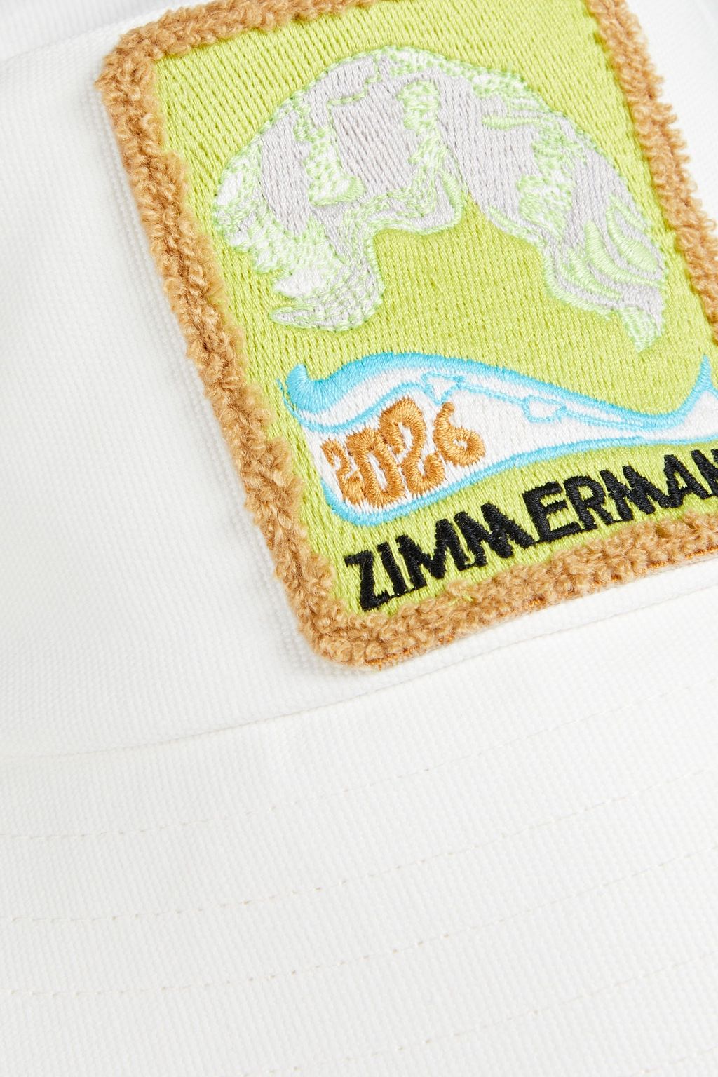 ZIMMERMANN Printed linen bucket hat