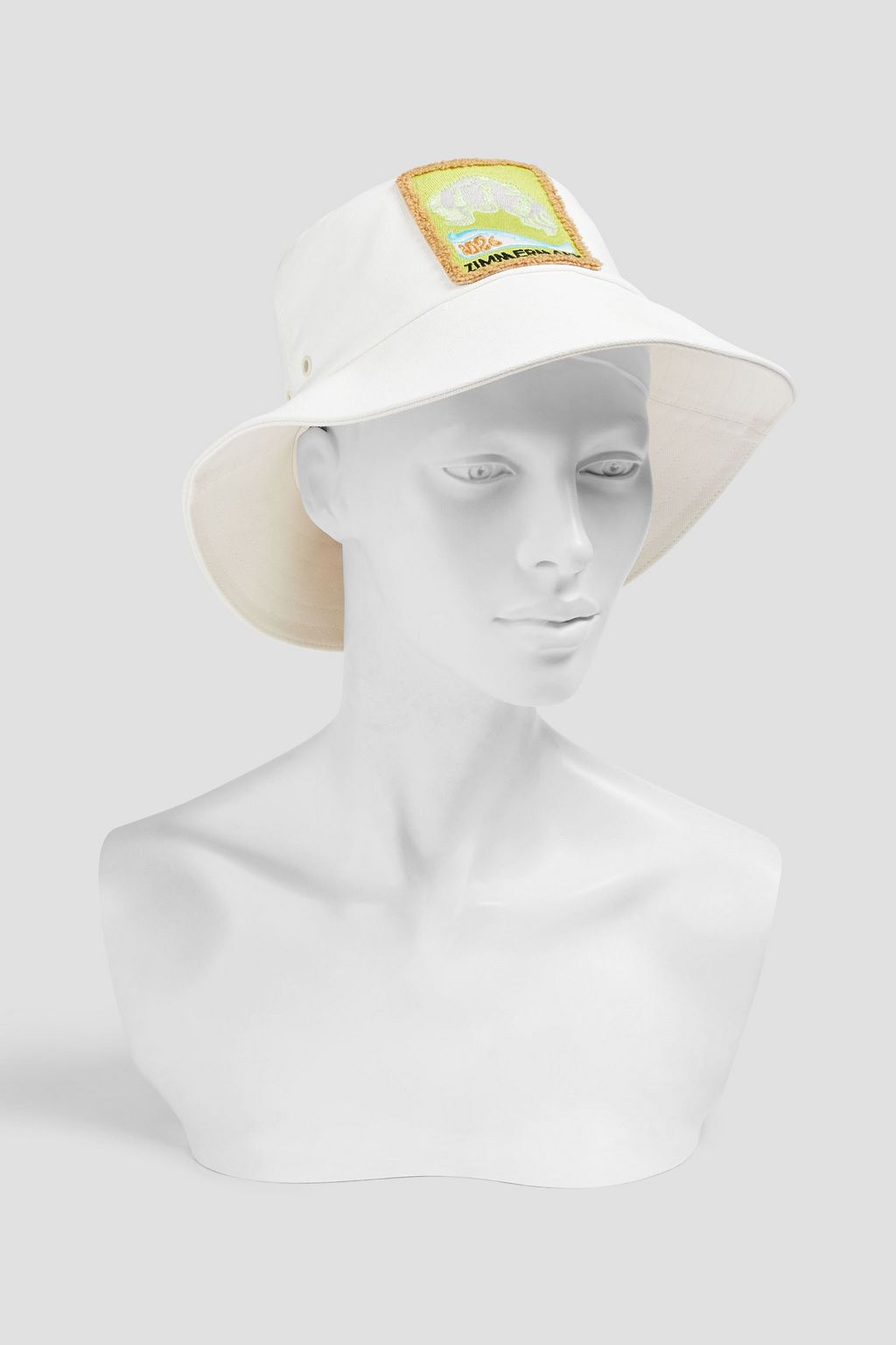ZIMMERMANN Printed linen bucket hat