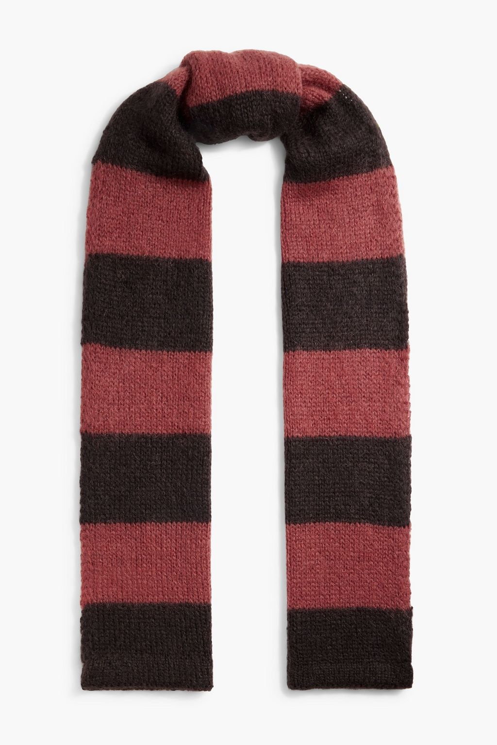 IRIS & INK Davina striped mohair-blend scarf | THE OUTNET