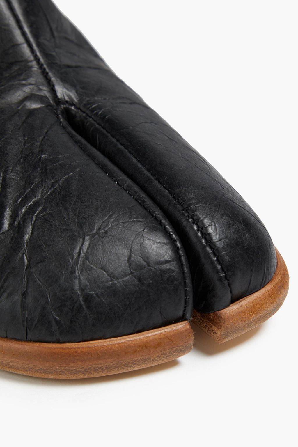 MAISON MARGIELA フェイクレザー ブーツ スプリットトゥ