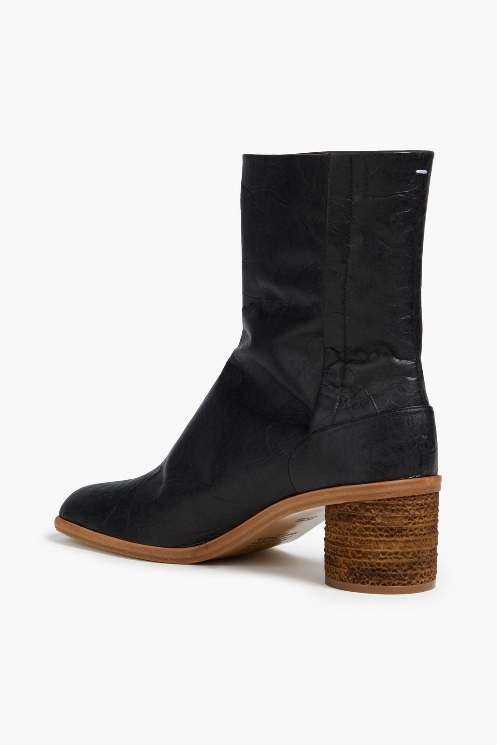 MAISON MARGIELA フェイクレザー ブーツ スプリットトゥ