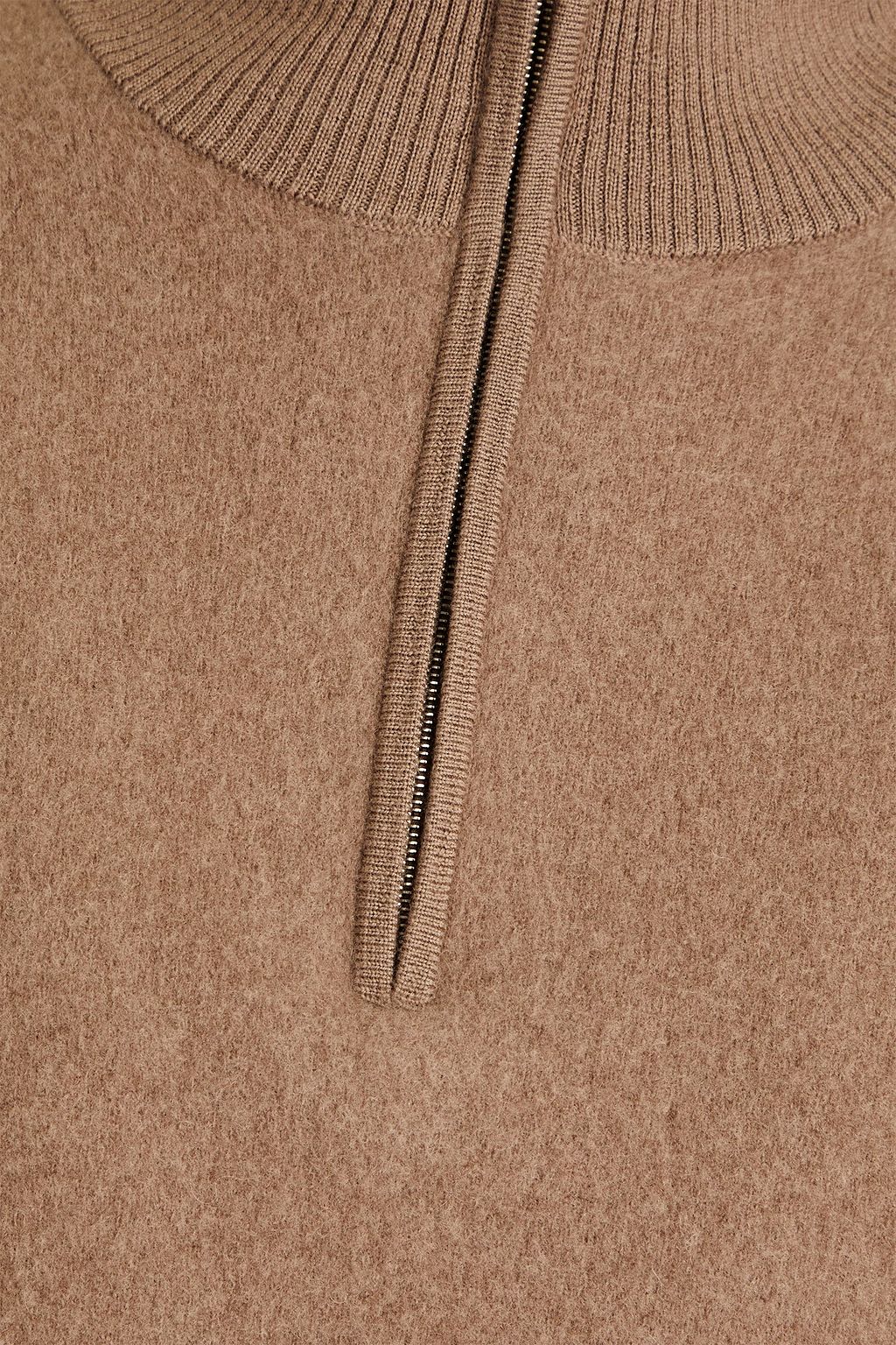 PAUL SMITH Merino wool and yak-blend half-zip sweater