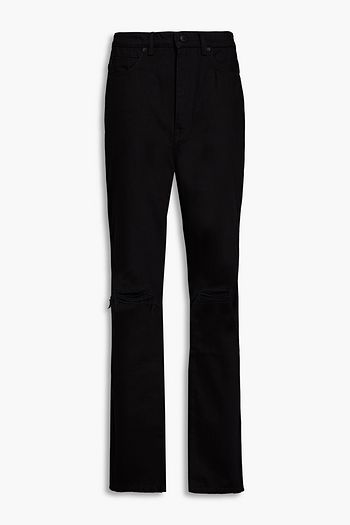 ALEXANDER WANG High-Waisted Straight-Leg Pants