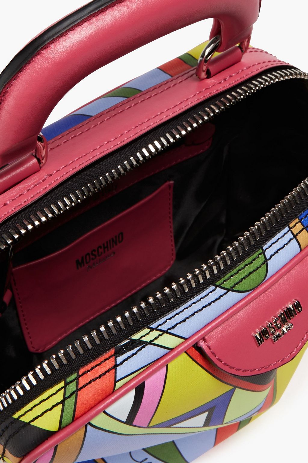 MOSCHINO Printed coated canvas tote