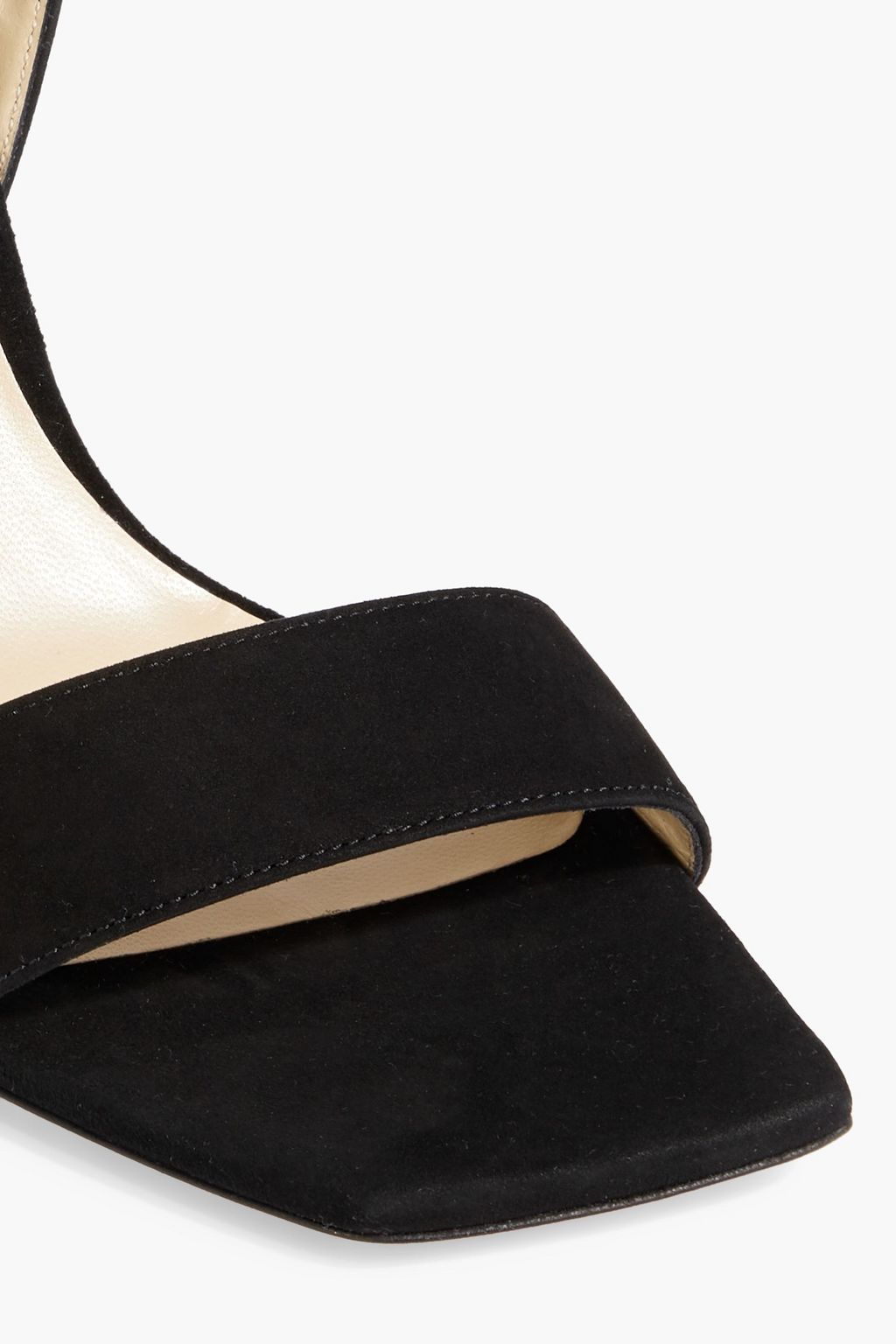 JIMMY CHOO Maysa 85 crystal-embellished suede sandals