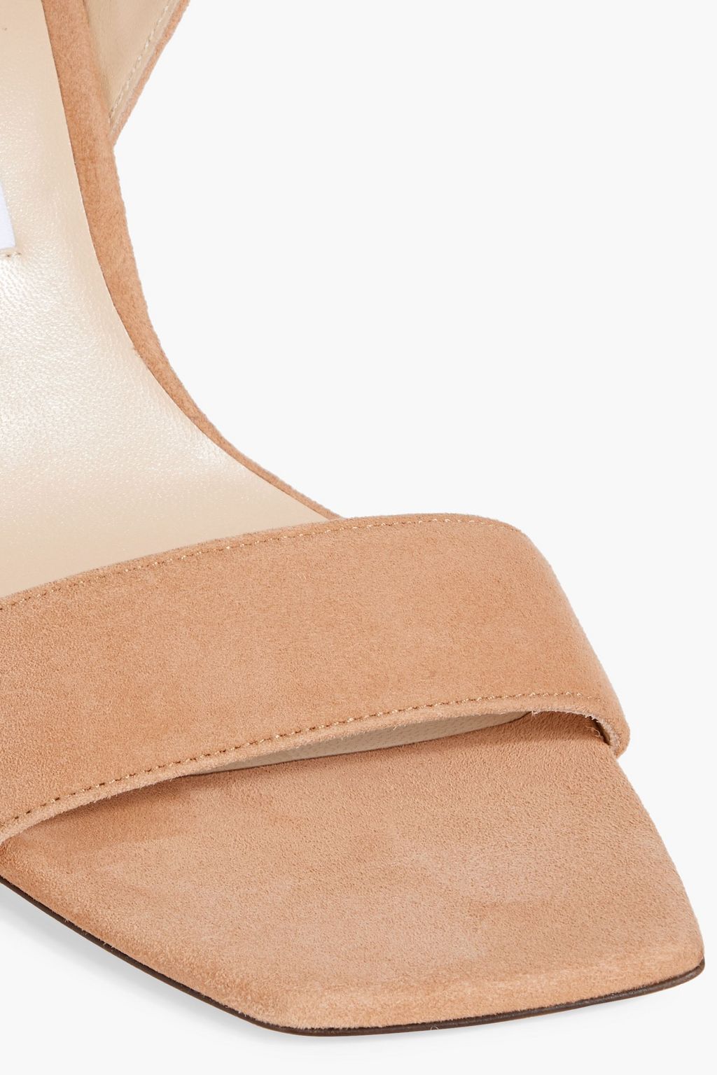 JIMMY CHOO Maysa 85 crystal-embellished suede sandals