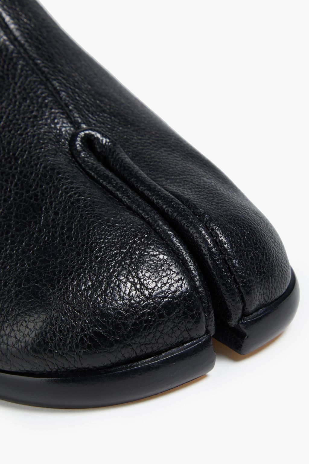 MAISON MARGIELA Split-toe textured-leather boots