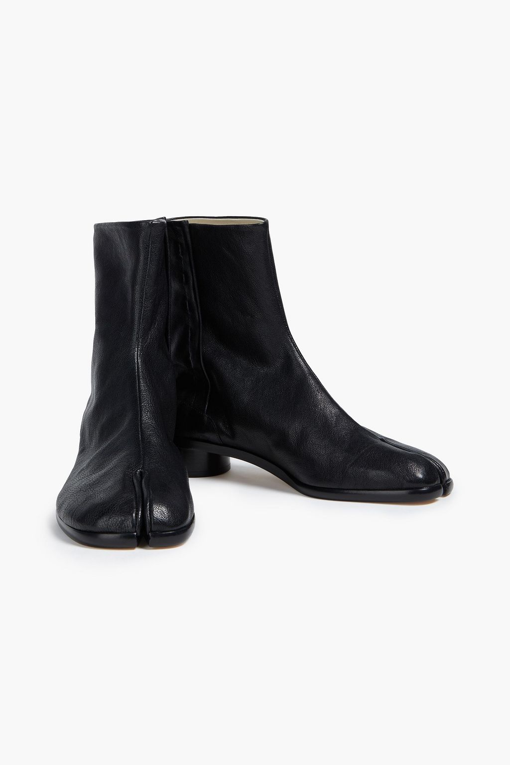 MAISON MARGIELA Split-toe textured-leather boots