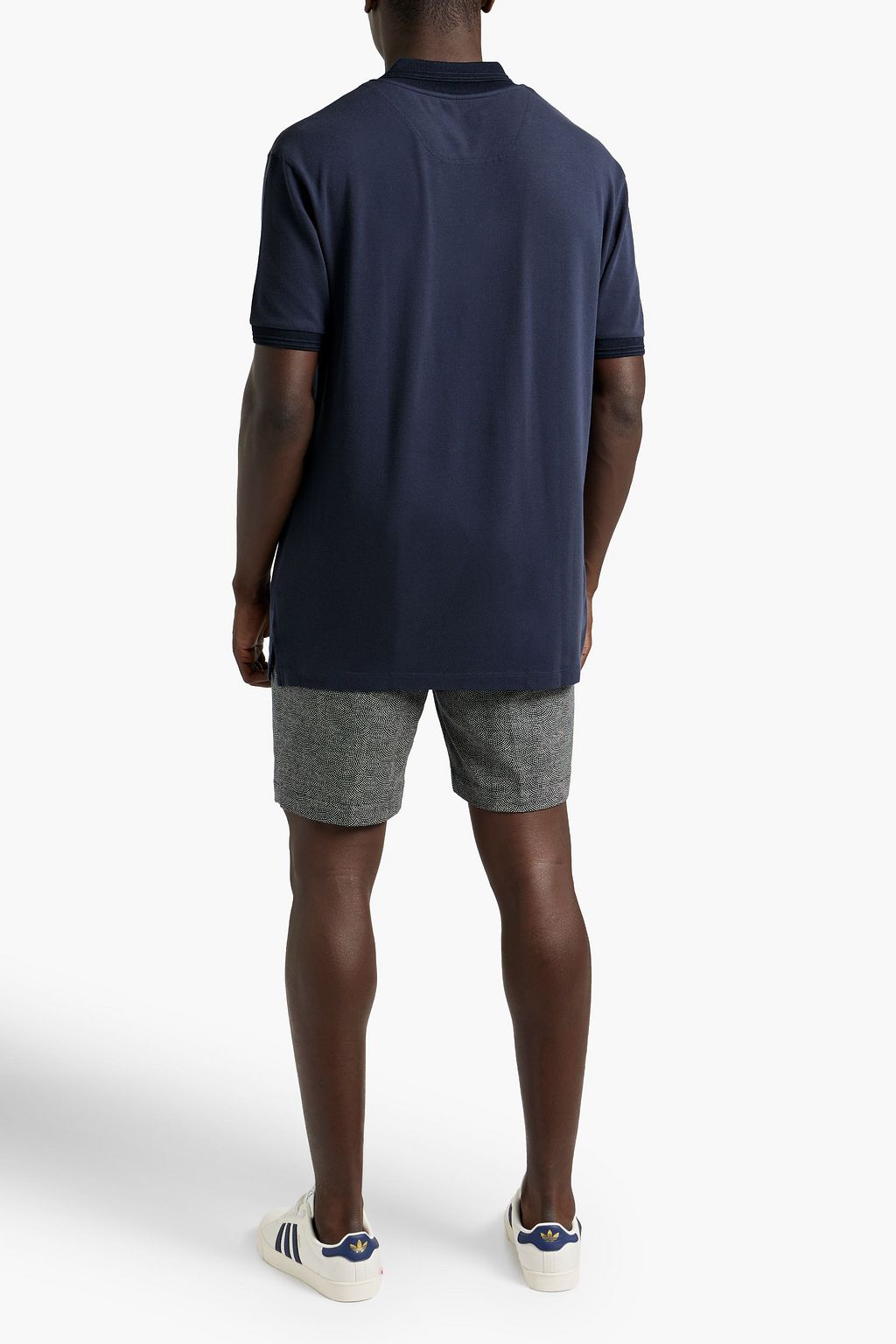 FRESCOBOL CARIOCA Dias stretch-cotton and Lyocell-blend piqué polo shirt