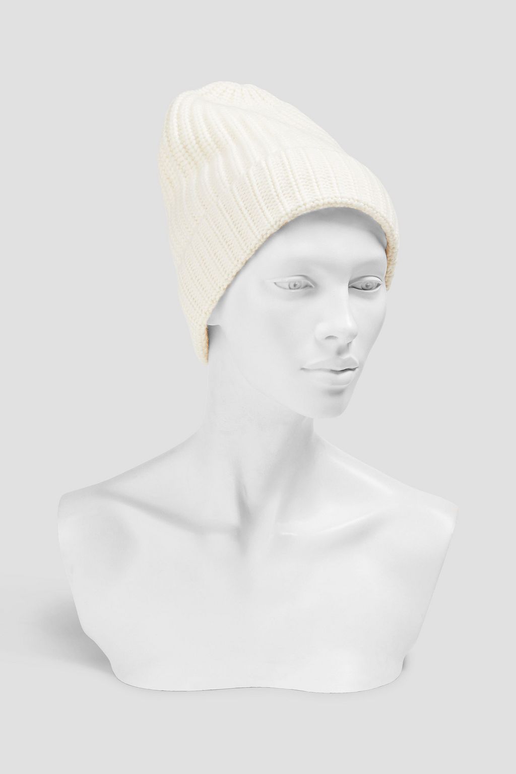 NILI LOTAN Ribbed cashmere beanie