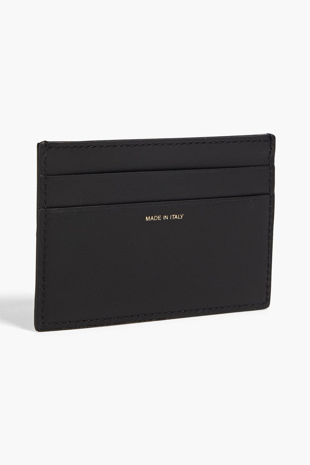 PAUL SMITH Striped leather cardholder