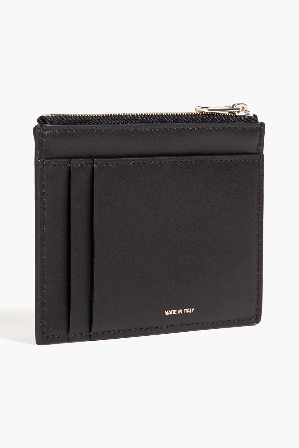 PAUL SMITH Striped leather cardholder