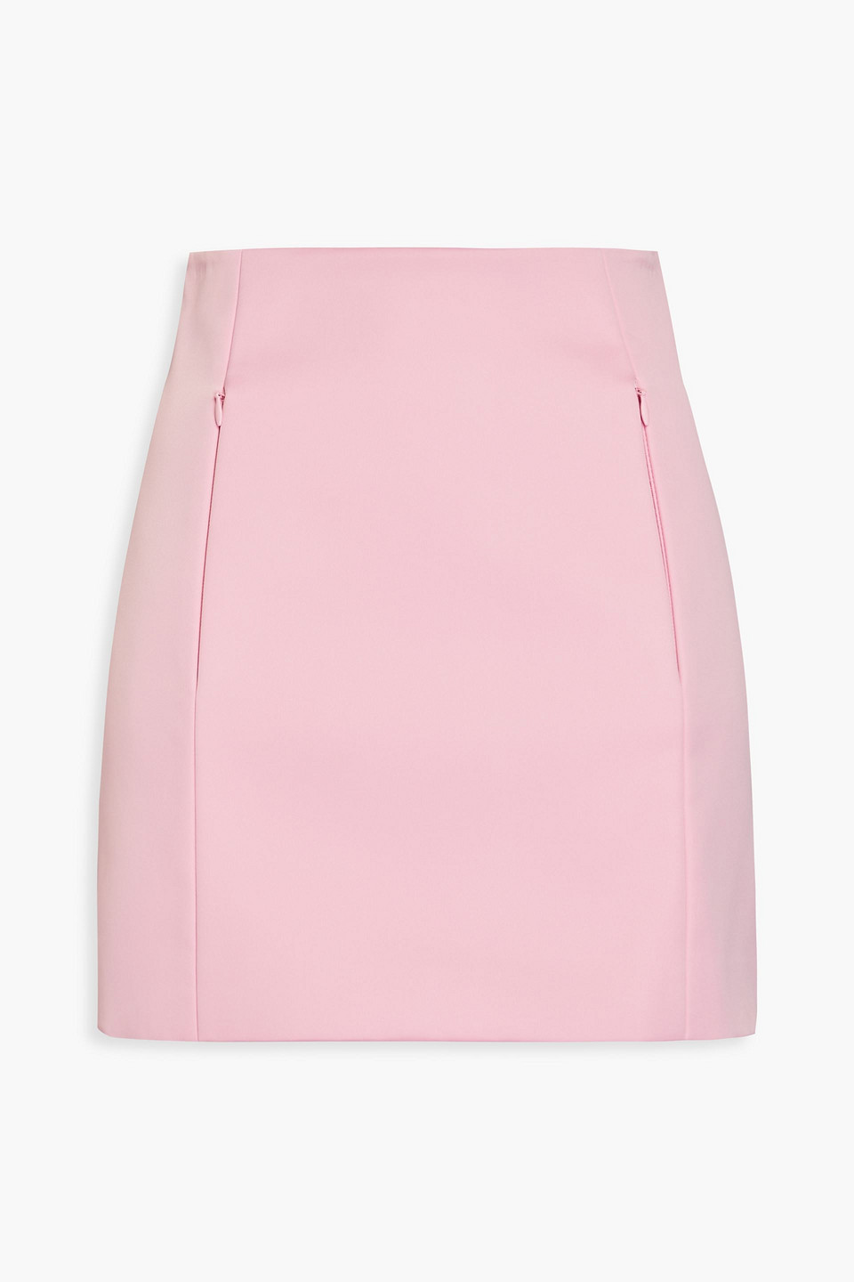 Satin mini skirt