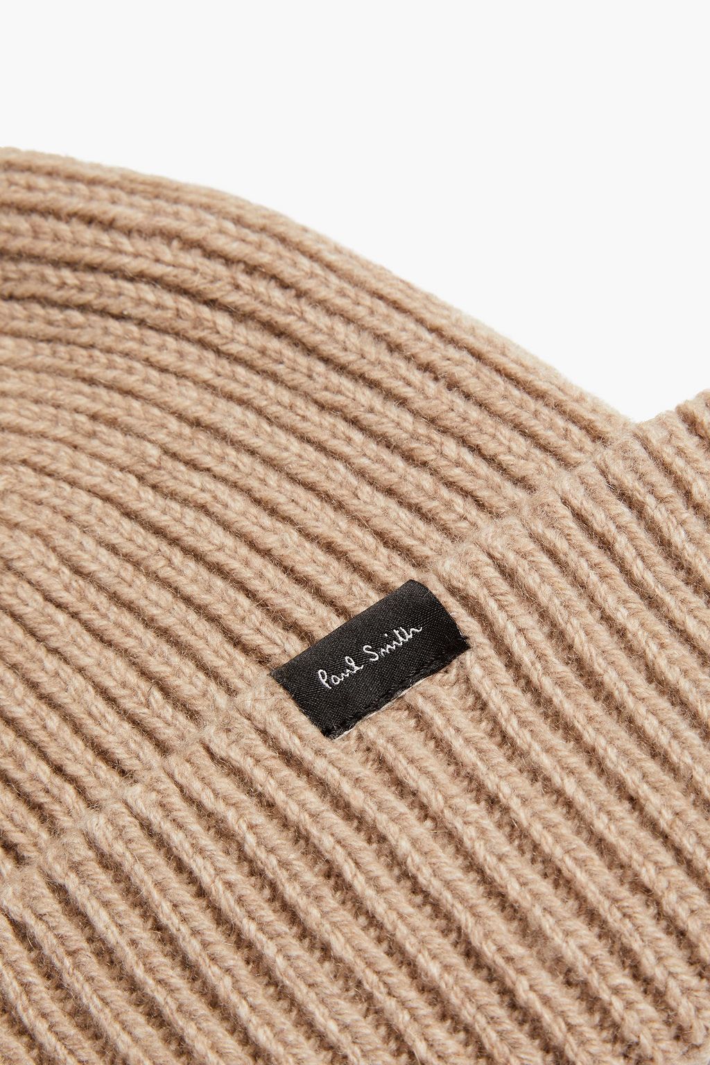 PAUL SMITH Ribbed cashmere and wool-blend beanie