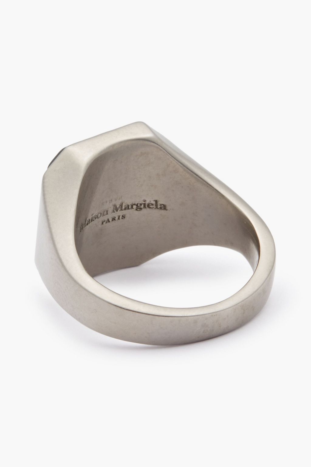 MAISON MARGIELA レジン リング シルバートーン