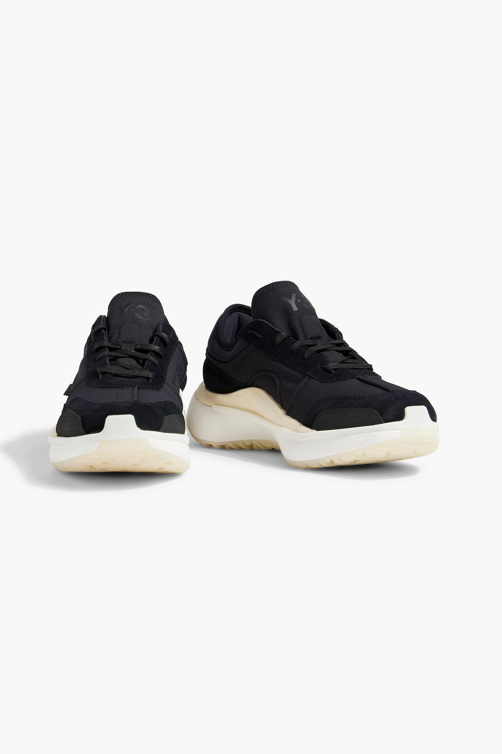 Y-3 Ajatu Run neoprene, canvas and suede sneakers