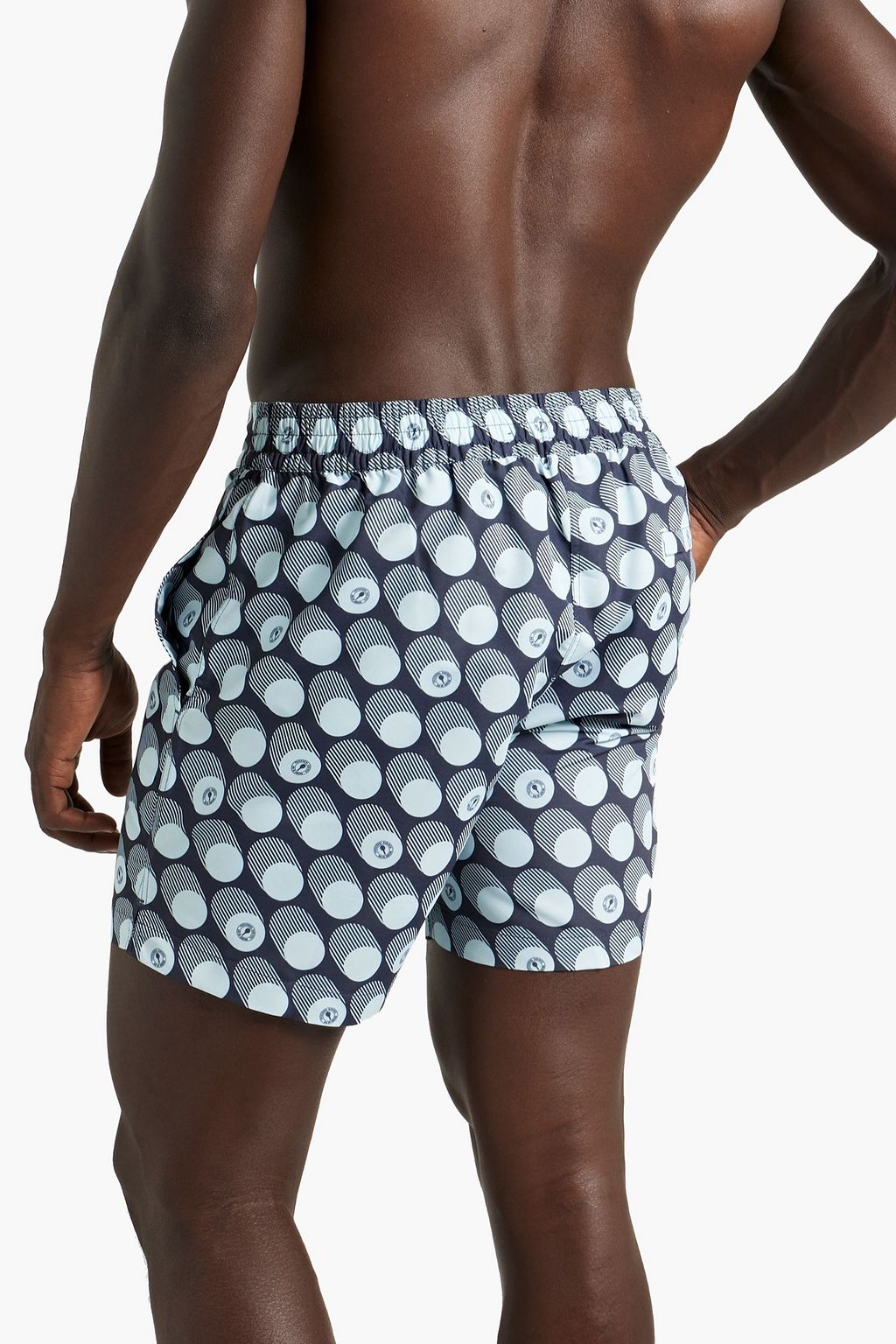 FRESCOBOL CARIOCA Short-length printed swim shorts