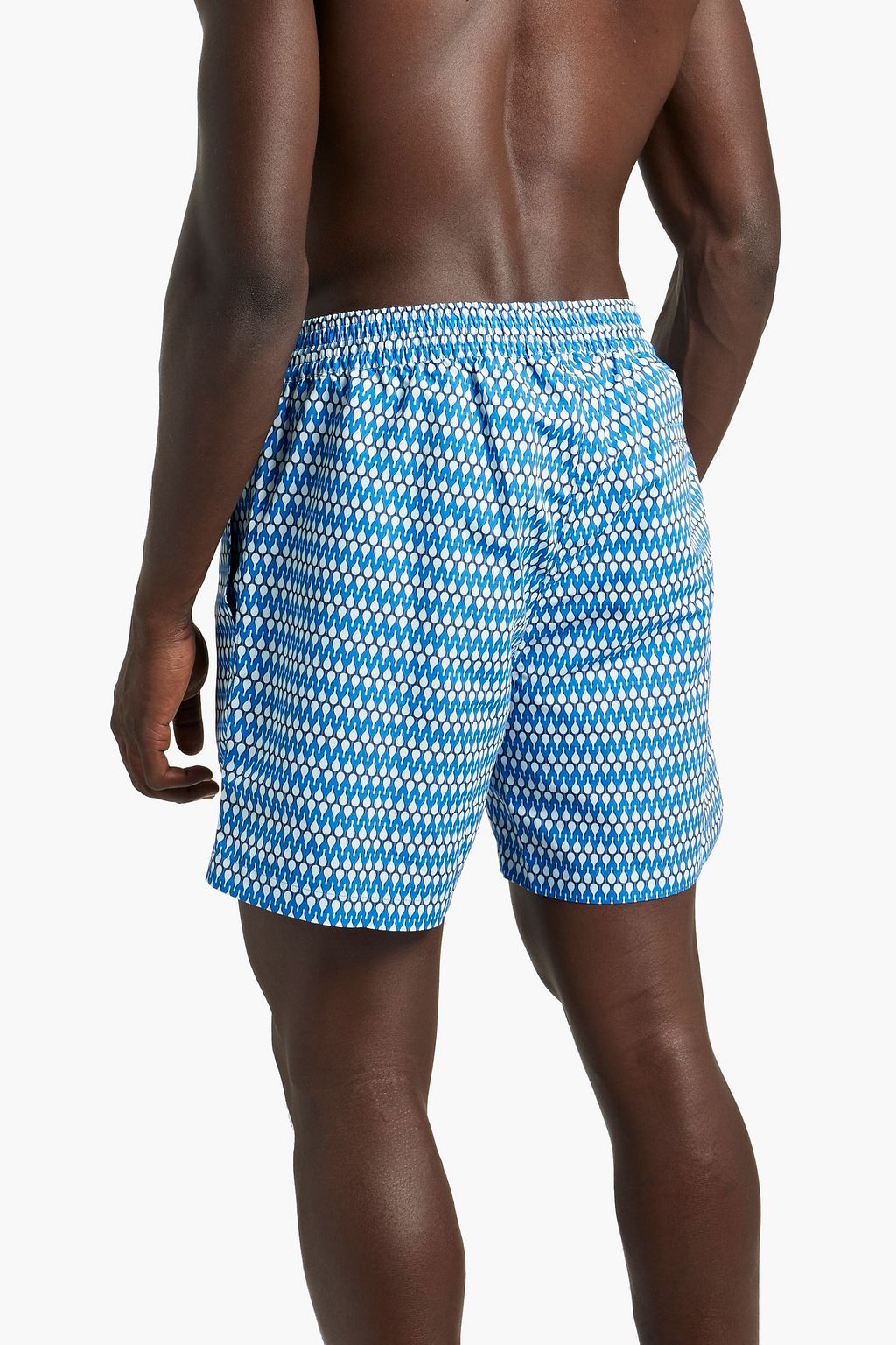 FRESCOBOL CARIOCA Mid-length printed swim shorts