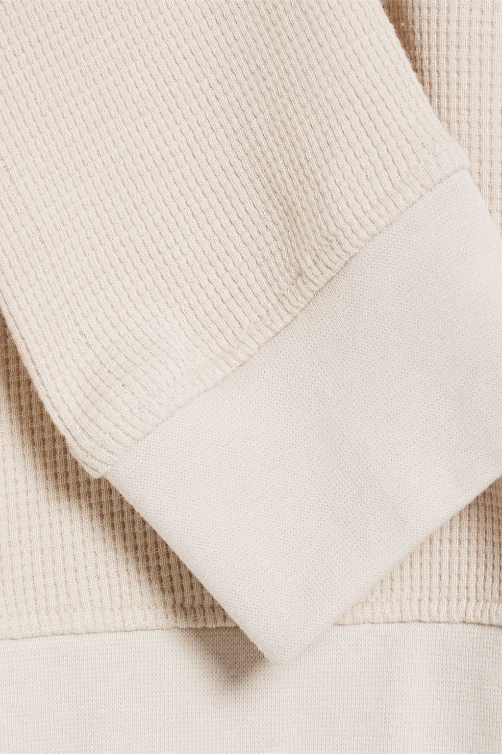 ONIA Waffle-knit cotton-blend sweatshirt
