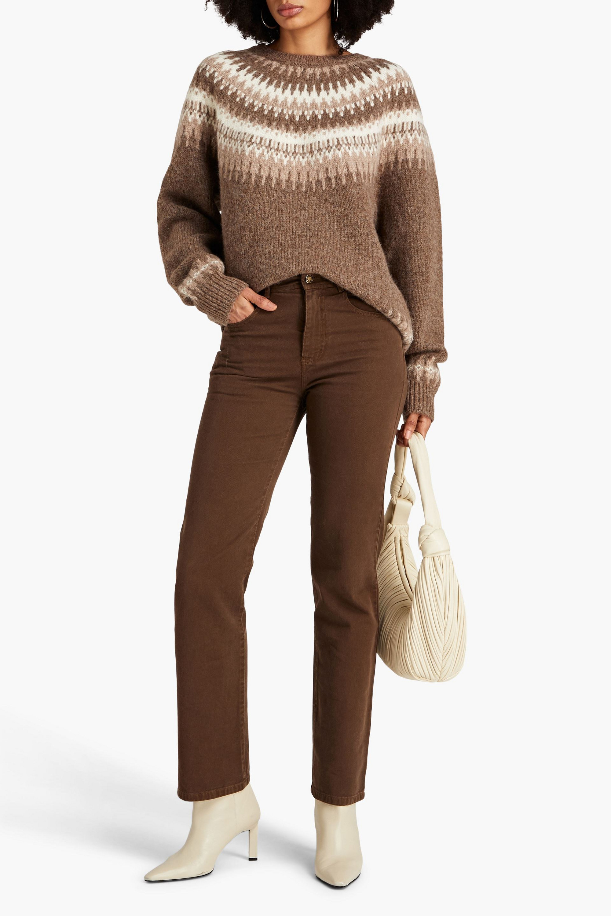 Nili Lotan High-rise straight-leg jeans