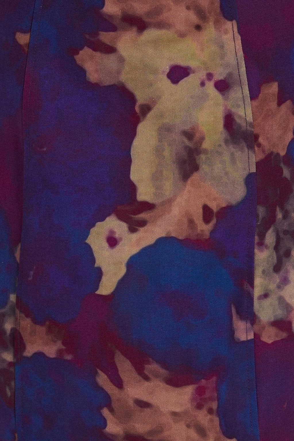 REMAIN BIRGER CHRISTENSEN 스트랩리스 프린트 코튼 미니 드레스