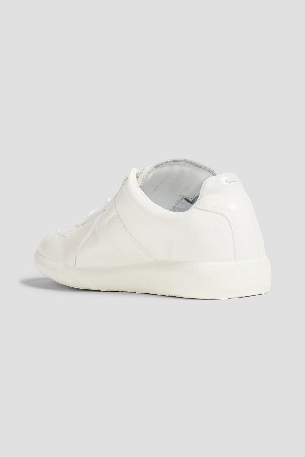MAISON MARGIELA Replica glossed-leather sneakers