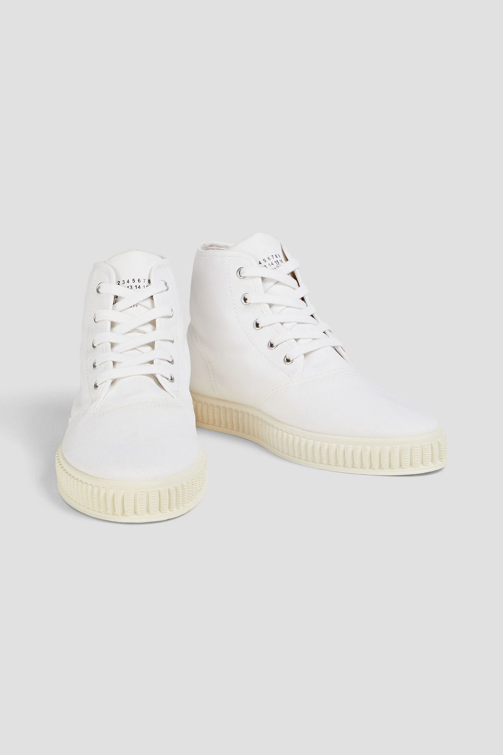 MAISON MARGIELA 캔버스 하이탑 스니커즈