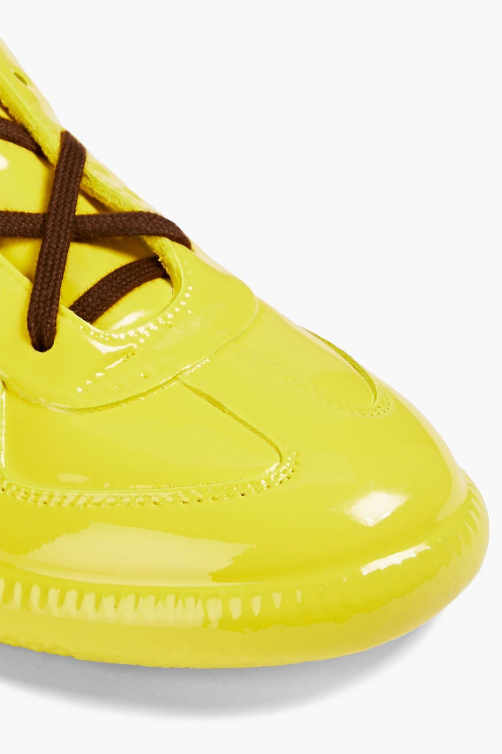 MAISON MARGIELA Replica glossed-leather sneakers