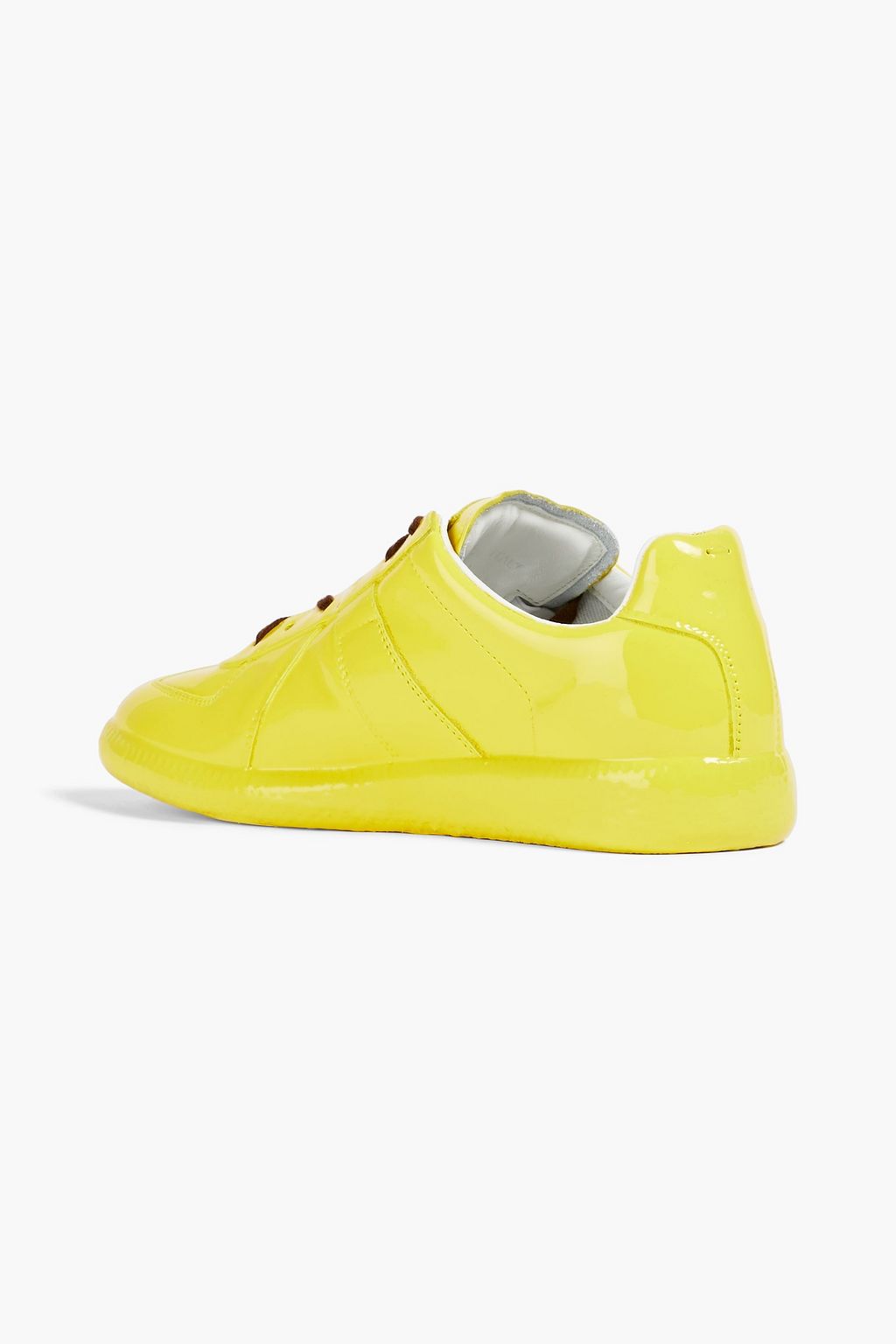 MAISON MARGIELA Replica glossed-leather sneakers