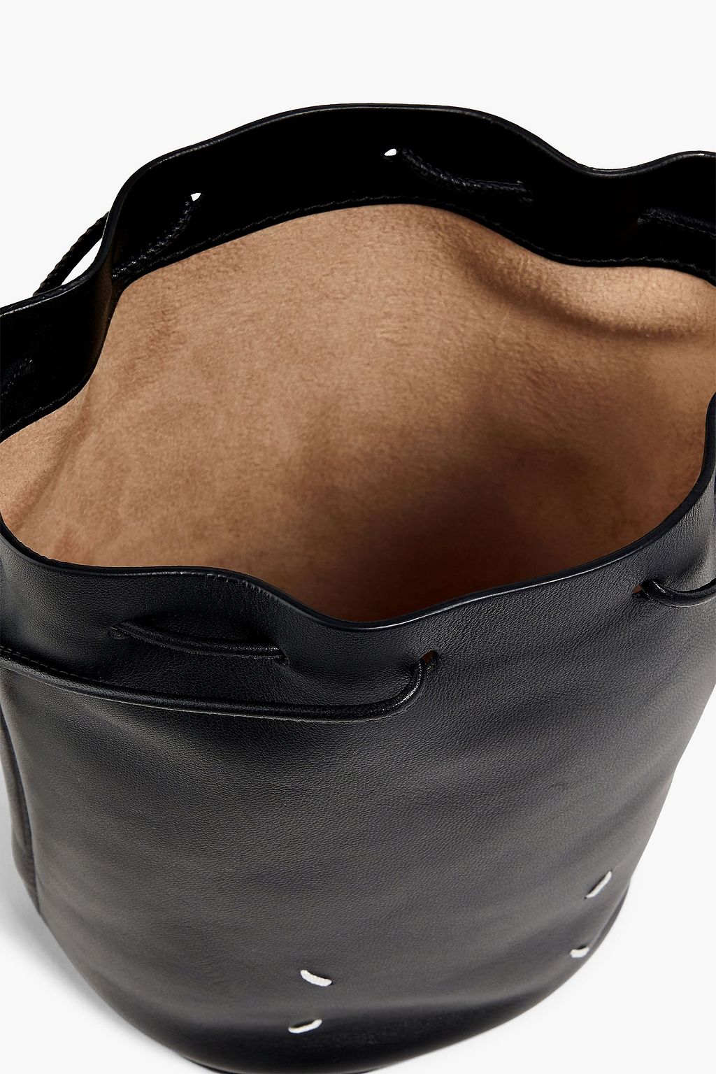 MAISON MARGIELA Tabi leather bucket bag