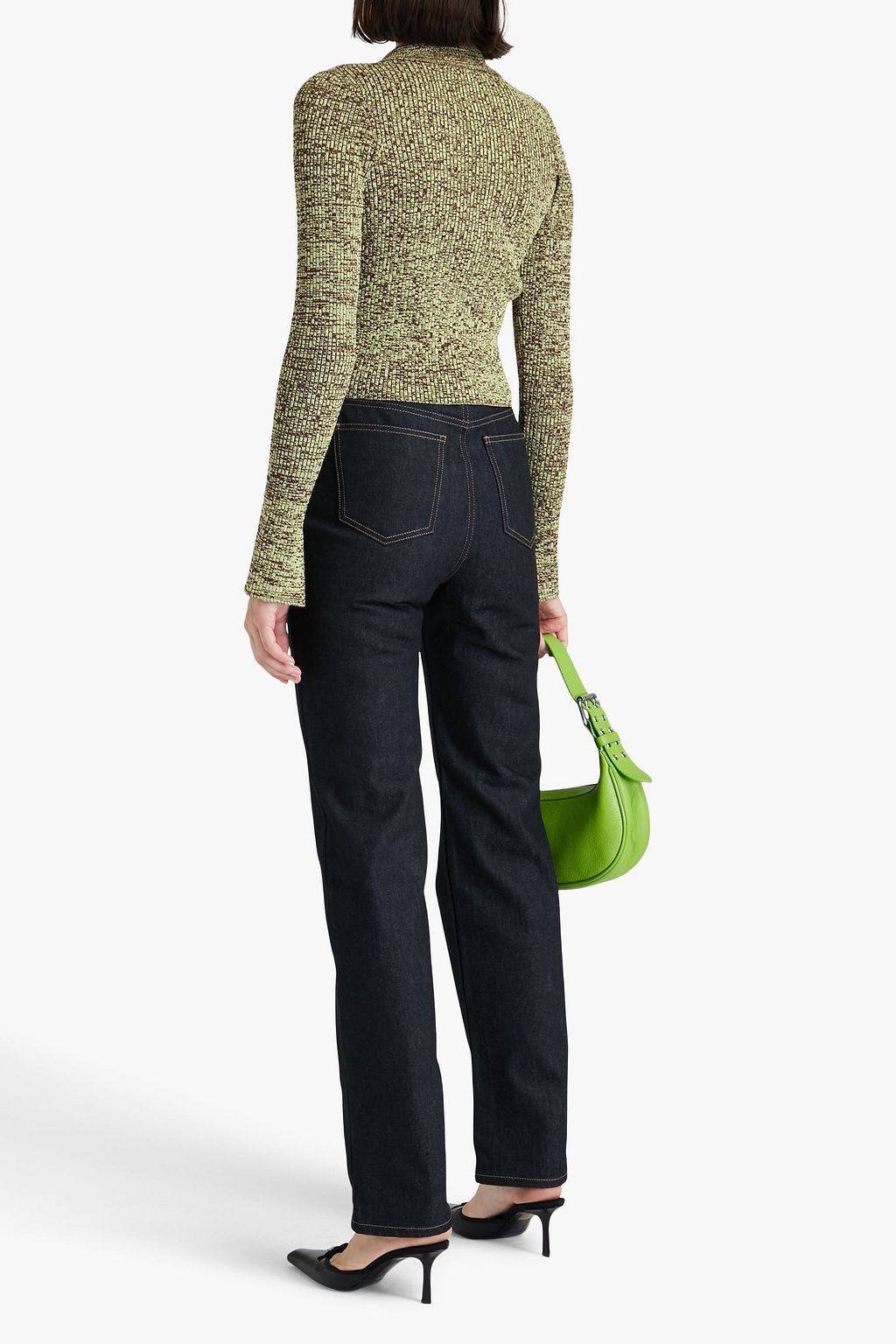 REMAIN BIRGER CHRISTENSEN جينز بأرجل مستقيمة وخصر عالٍ